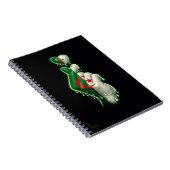 Algerien Finger Herz  Notizblock (Rechte Seite)