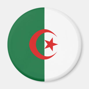 Algerien Fisheye Flag Magnet