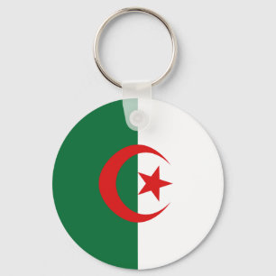 Algerien Fisheye Flag Schlüsselanhänger