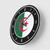 Algerien Flag Elegant Runde Wanduhr (Winkel)
