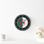 Algerien Flag Elegant Runde Wanduhr (Zuhause)