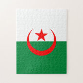 Algerien Flag Puzzle (Vertikal)