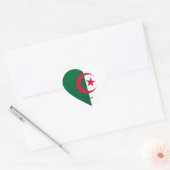 Algerien Flag Splendid Patriotic Herz-Aufkleber (Umschlag)