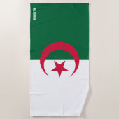 Algerien Flag Splendid Patriotic Strandtuch (Vorderseite)