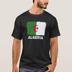 Algerien Flag Unterstützung algerischer Volksfraue T-Shirt