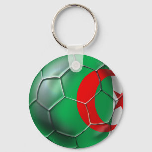 Algerien-Flagge algerischer Fußballspieler Schlüsselanhänger