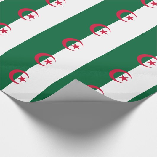 Algerien-Flagge Geschenkpapier (Ecke)