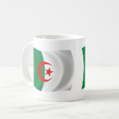 Algerien Flagge Tasse (Vorderseite Links)