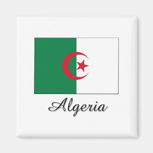 Algerien-Flaggen-Entwurf Magnet