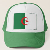 Algerien-Flaggen-Hut Truckerkappe (Vorderseite)