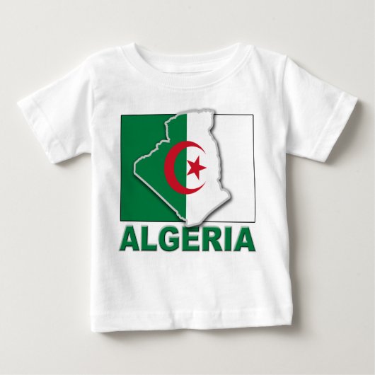 Algerien-Flaggen-Land Baby T-shirt (Vorderseite)