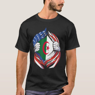 Algerien Flaggenamerikaner meines algerischen Heri T-Shirt