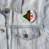 Algerien-Flaggenkarte Button (Beispiel)