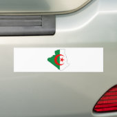 Algerien-Flaggenkarte DZ Autoaufkleber (Auf Auto)