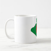 Algerien-Flaggenkarte DZ Kaffeetasse (Links)