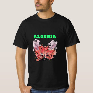 Algerien Fußball Fan DZ Fennec Fox T-Shirt