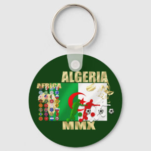 Algerien-Fußball-Fußball MMX Afrika 2010 Geschen Schlüsselanhänger