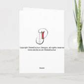 Algerien Fußball-Geburtskarte Karte (Rückseite)