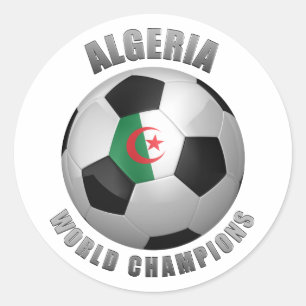 ALGERIEN-FUSSBALL-MEISTER RUNDER AUFKLEBER