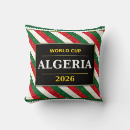 Algerien Fußballfan 2026 mit atemberaubenden Muste Kissen