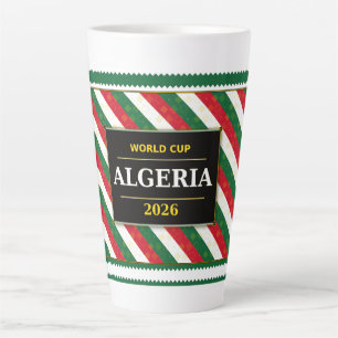 Algerien Fußballfan 2026 mit atemberaubenden Muste Milchtasse