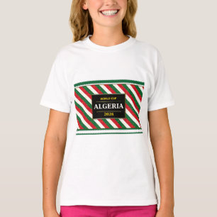 Algerien Fußballfan 2026 mit atemberaubenden Muste T-Shirt