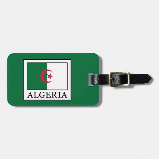 Algerien Gepäckanhänger (Vorderseite horizontal)