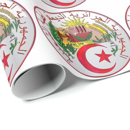 Algerien Geschenkpapier (Rolleneckpunkt)