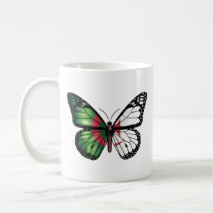 Algerien Monarque Schmetterling Flagge Kaffeetasse
