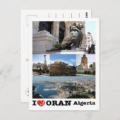 Algerien - Orano - I Liebe - Postkarte (Vorne/Hinten)