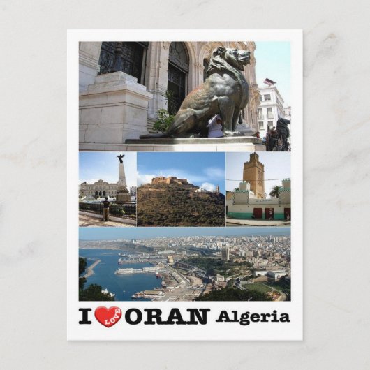 Algerien - Orano - I Liebe - Postkarte (Vorderseite)