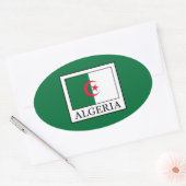 Algerien Ovaler Aufkleber (Umschlag)