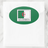 Algerien Ovaler Aufkleber (Tasche)
