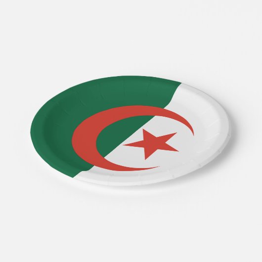 Algerien Pappteller (Schrägansicht)