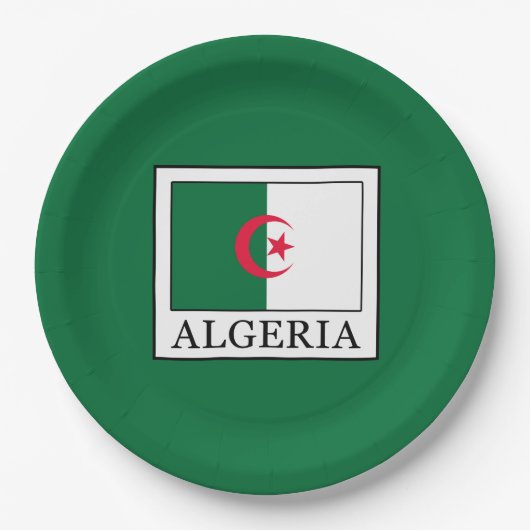 Algerien Pappteller (Vorderseite)