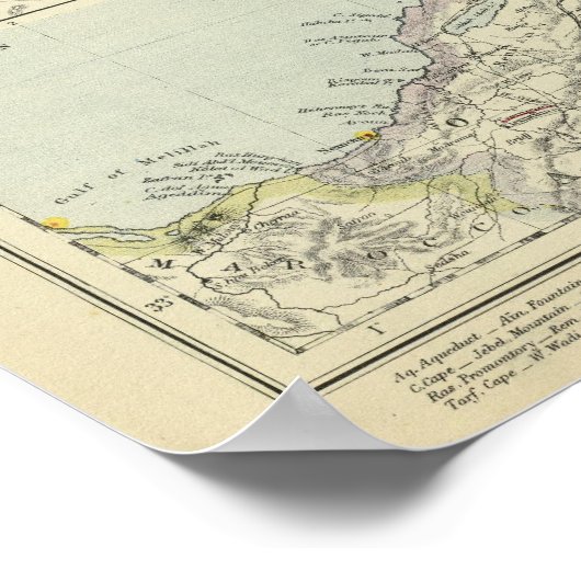 Algerien Poster (Ecke)