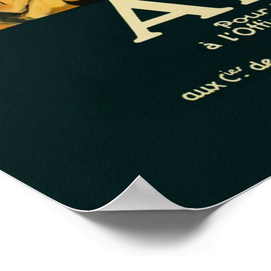 Algerien - poster - Vintage (Ecke)