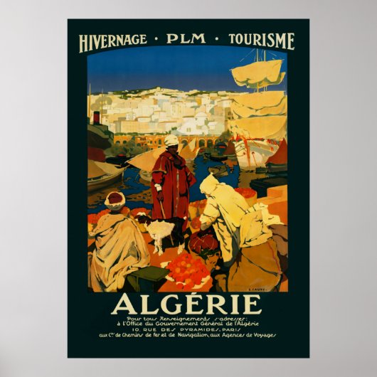 Algerien - poster - Vintage (Vorne)