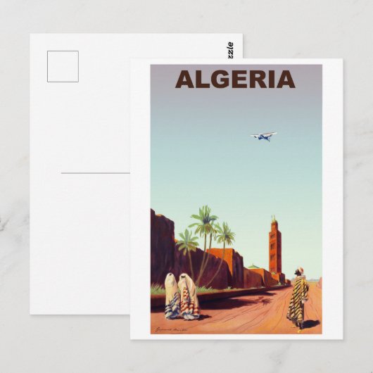 Algerien Postkarte (Vorne/Hinten)