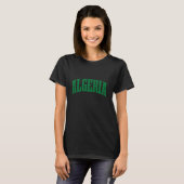 Algerien Pride Algerian Flag Afrikanische Roots He T-Shirt (Vorne ganz)