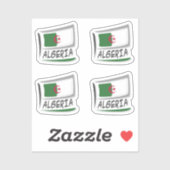 Algerien - Pride X - Flagge Aufkleber (Blatt)
