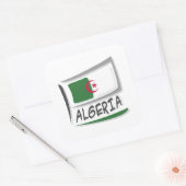 Algerien - Pride X - Flagge Quadratischer Aufkleber (Umschlag)