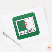 Algerien Quadratischer Aufkleber (Umschlag)