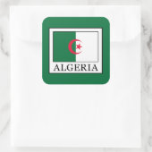 Algerien Quadratischer Aufkleber (Tasche)