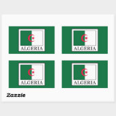 Algerien Rechteckiger Aufkleber (Blatt)