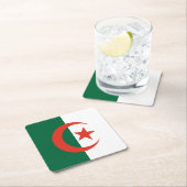 Algerien Rechteckiger Pappuntersetzer (Vor Ort)