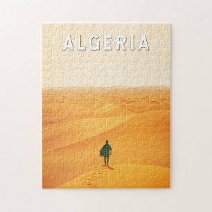 Algerien Reise Kunst Vintage Puzzle