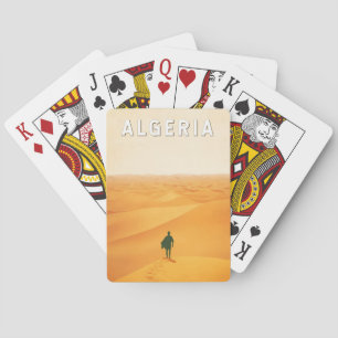 Algerien Reise Kunst Vintage Spielkarten