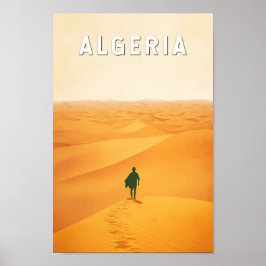 Algerien Reisen Kunst Vintag Poster