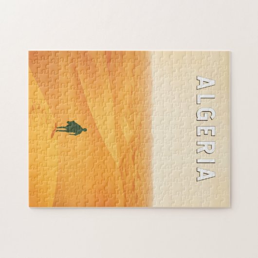 Algerien Reisen Kunst Vintag Puzzle (Horizontal)